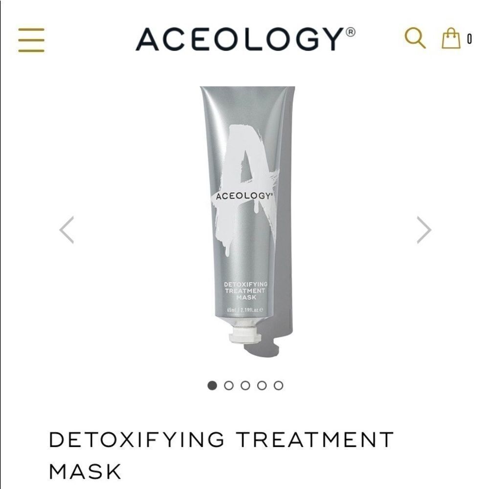 NWT aceology detoxifying treatment mask